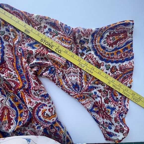 Signature by Sangria, Boho Tiered V-Neck Bell Sleeve Dress, Size 20W - Picture 10 of 10